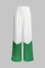 Satin brede benbukser sold by Micas