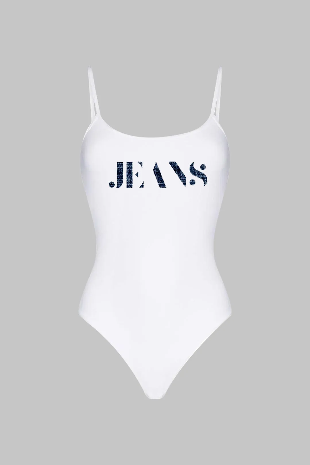 Brevprint ærmeløs bodysuit sold by Micas