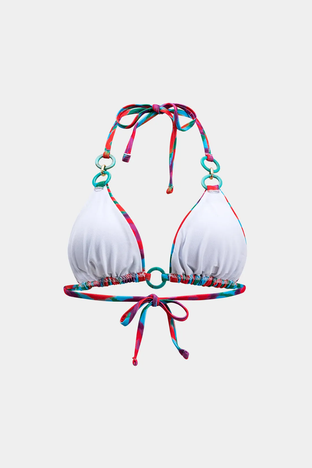 Tie-up akvarelprint bikini sæt sold by Micas product image thumbnail 4