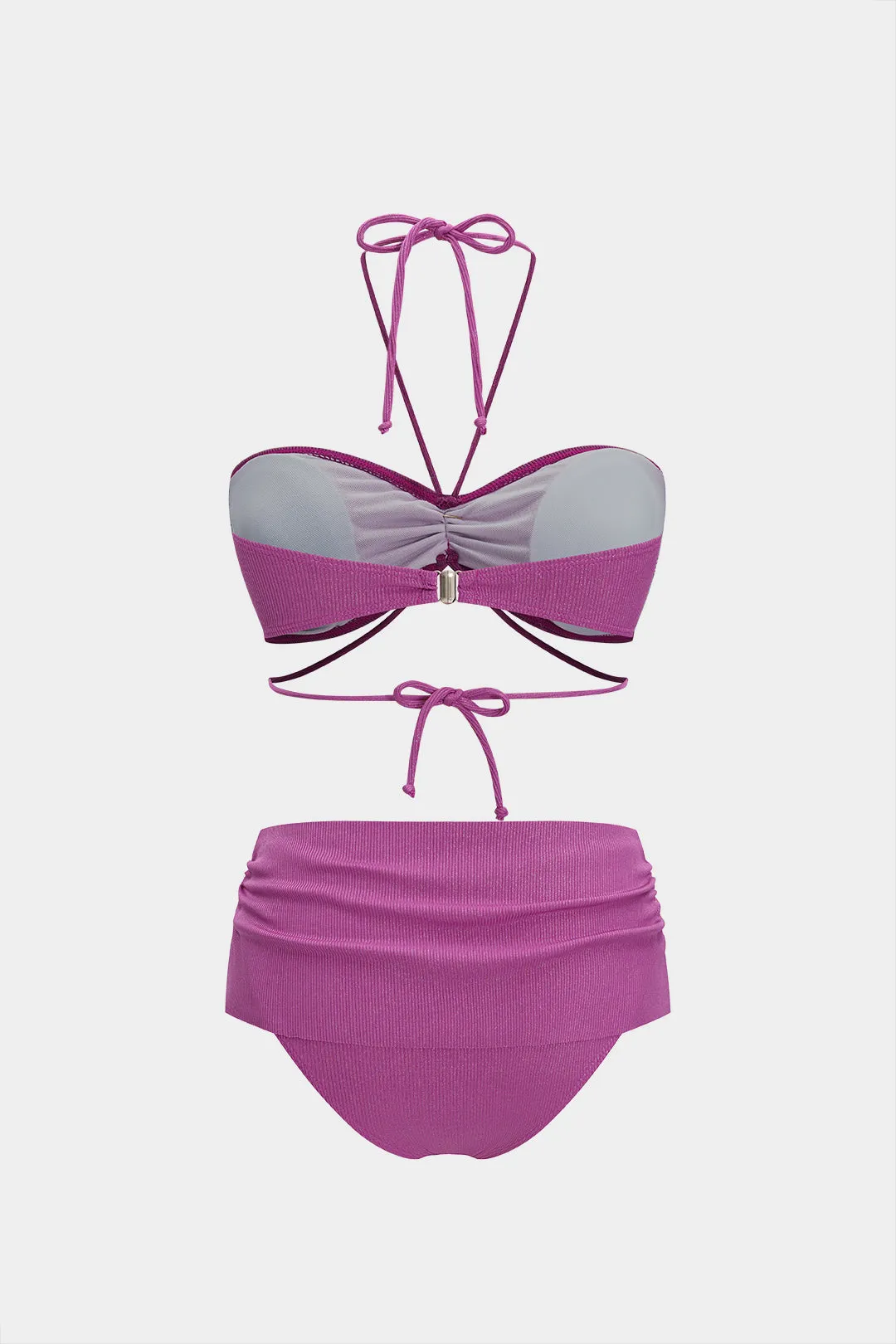 Tie Halter Decor Bikini Set sold by Micas product image thumbnail 2