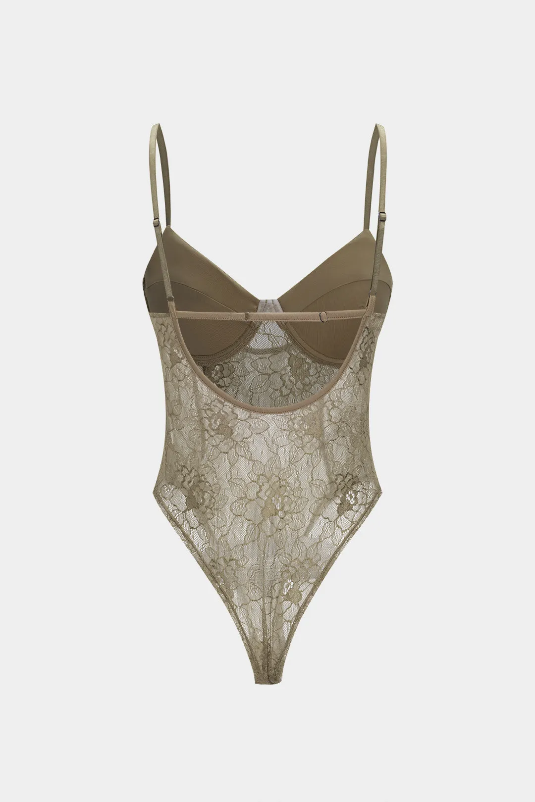 Blonder rygfri ærmeløs bustier bodysuit sold by Micas product image thumbnail 2