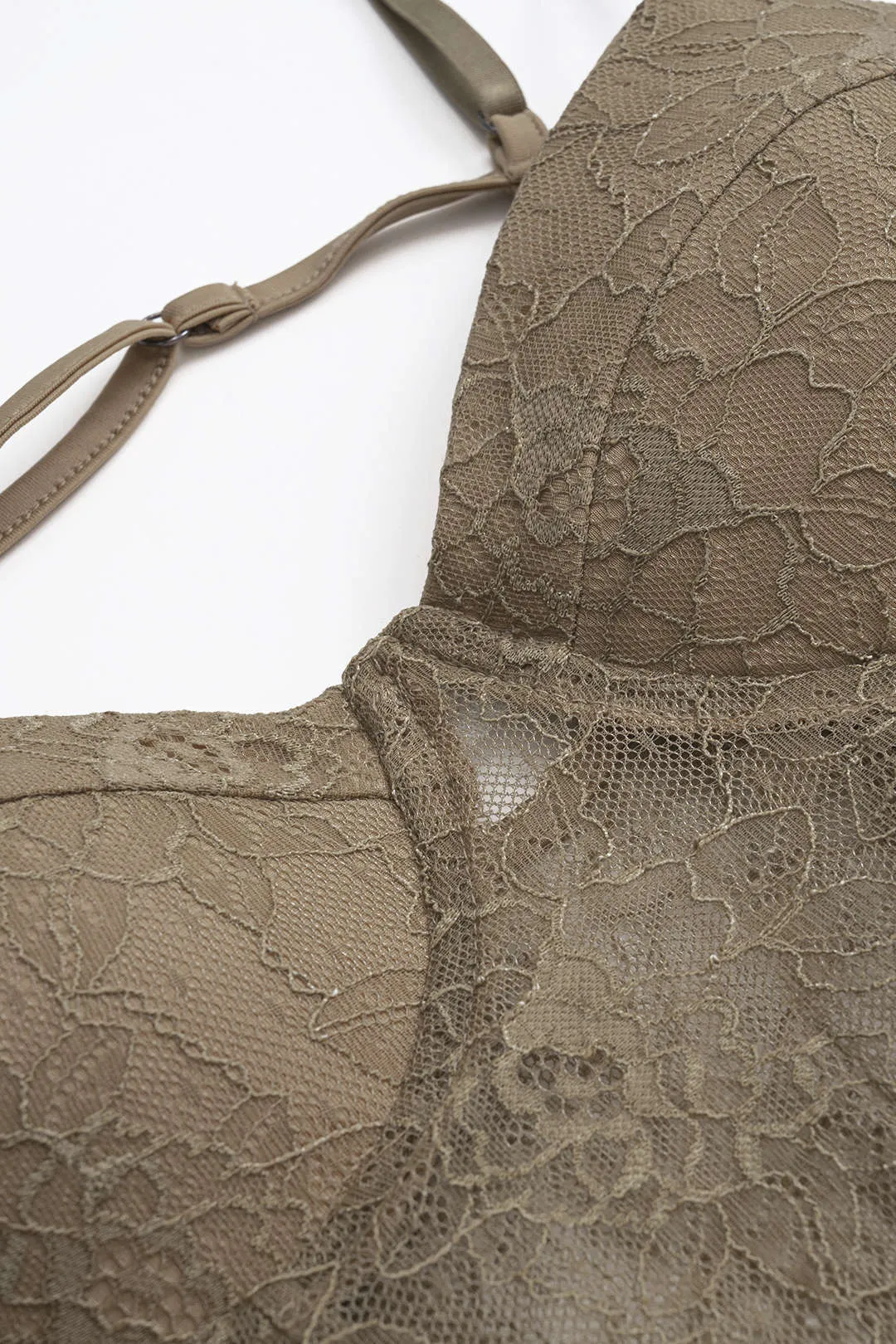 Blonder rygfri ærmeløs bustier bodysuit sold by Micas product image thumbnail 3