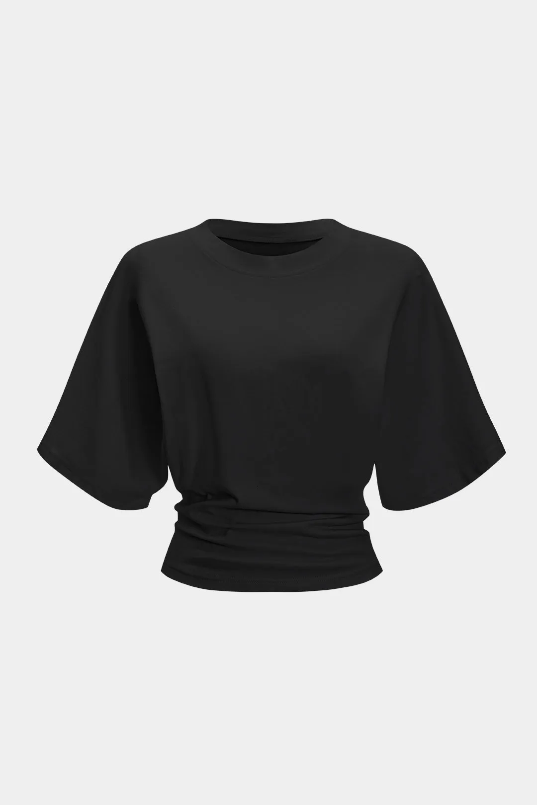 Round Neck Short Sleeve T-shirt sold by Micas product image thumbnail 4