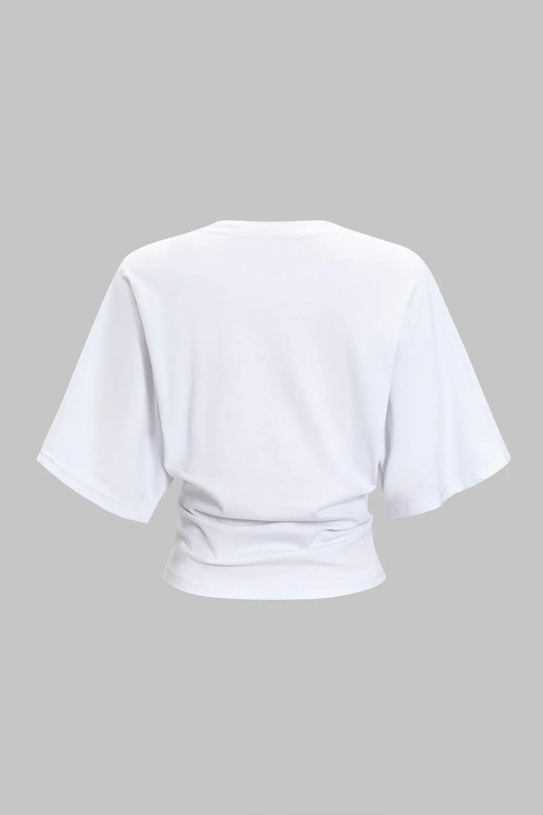 Round Neck Short Sleeve T-shirt sold by Micas product image thumbnail 2