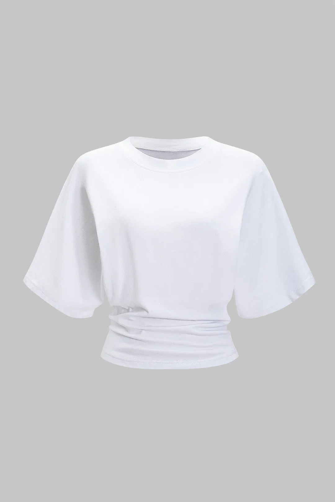 Round Neck Short Sleeve T-shirt sold by Micas