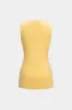 Knit Metallic Button Tank Top sold by Micas