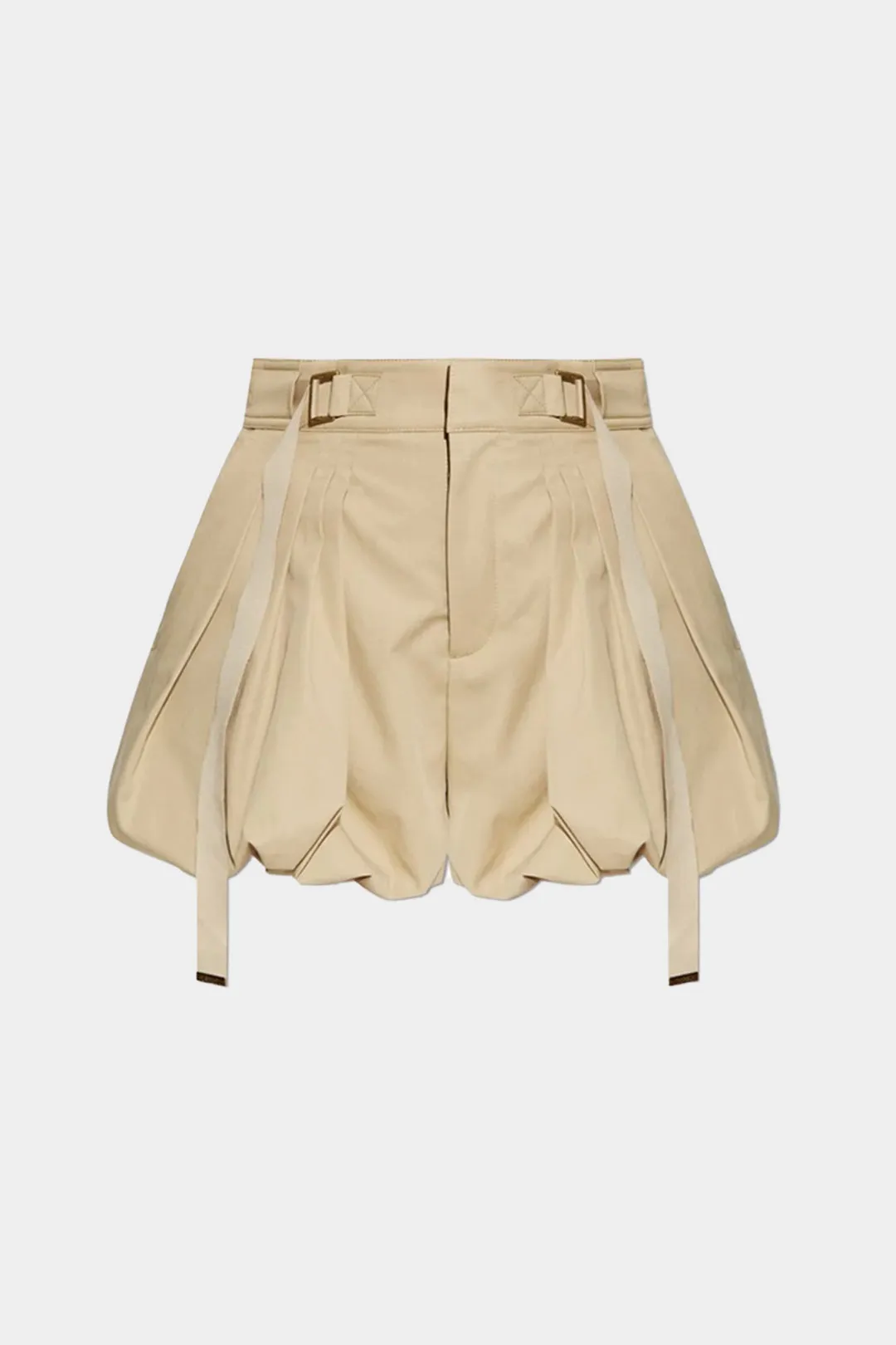 Metallic Decor Ruched Shorts sold by Micas