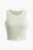 Ribbed tank top og mærker shorts sæt sold by Micas