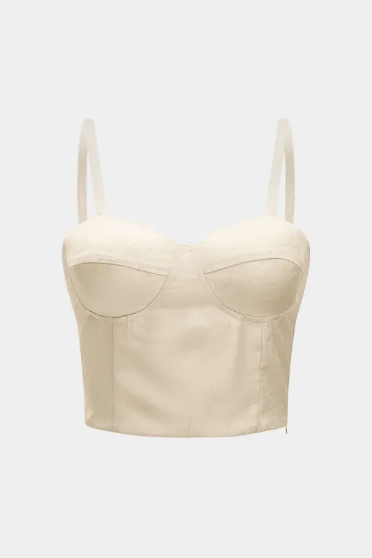 Satin Bustier Cami Top sold by Micas
