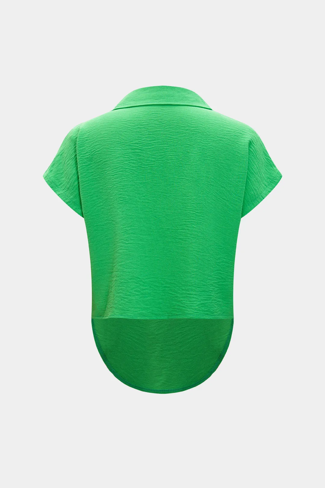 V-hals kortærmet t-shirt og drejeshorts sæt sold by Micas product image thumbnail 3