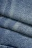 Denim asymmetriske lommehorts sold by Micas
