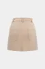 Washed Button Pocket Skirt sold by Micas
