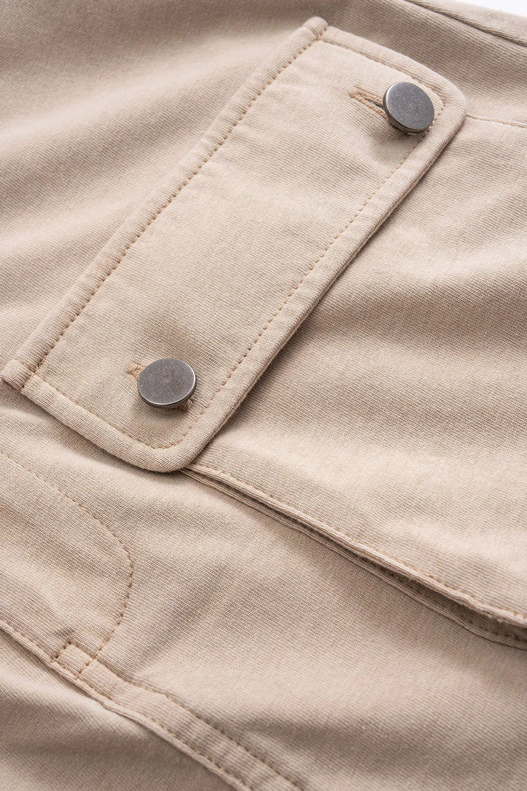 Washed Button Pocket Skirt sold by Micas product image thumbnail 3