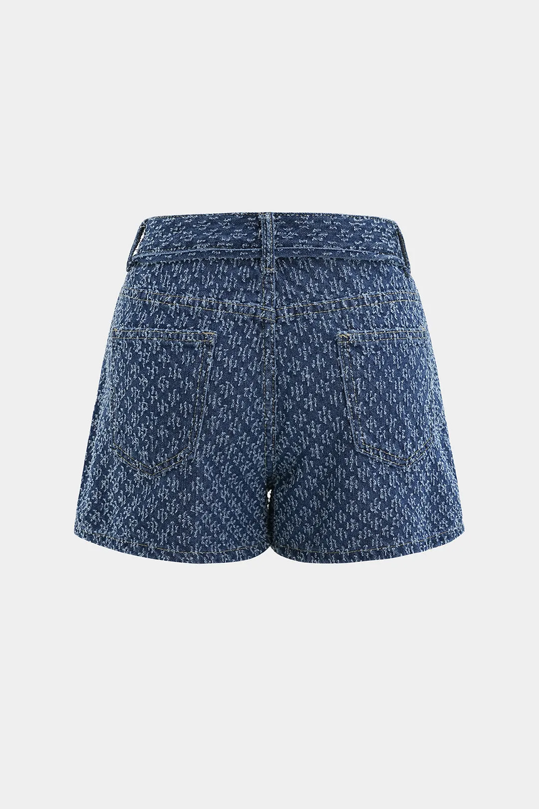 Denim High Waist Shorts sold by Micas product image thumbnail 2