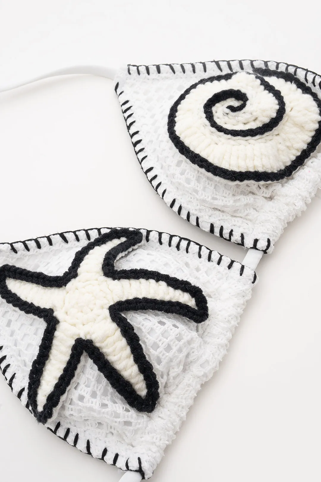 3D Decor Halter Neck To-Up To-Pieces Bikini Set sold by Micas product image thumbnail 3