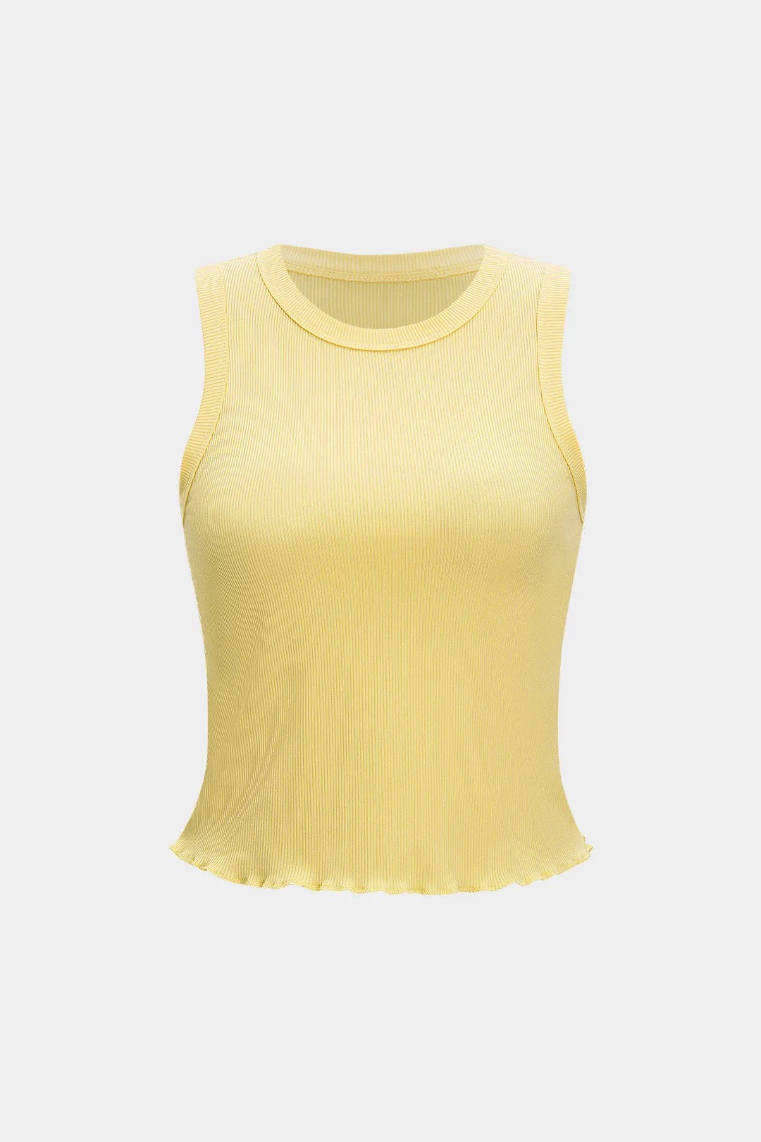 Ribbed tank top og knap shorts sæt sold by Micas product image thumbnail 2