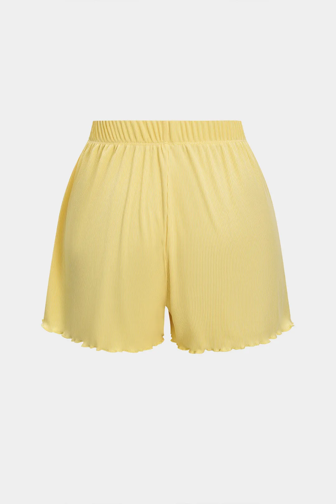 Ribbed tank top og knap shorts sæt sold by Micas product image thumbnail 5