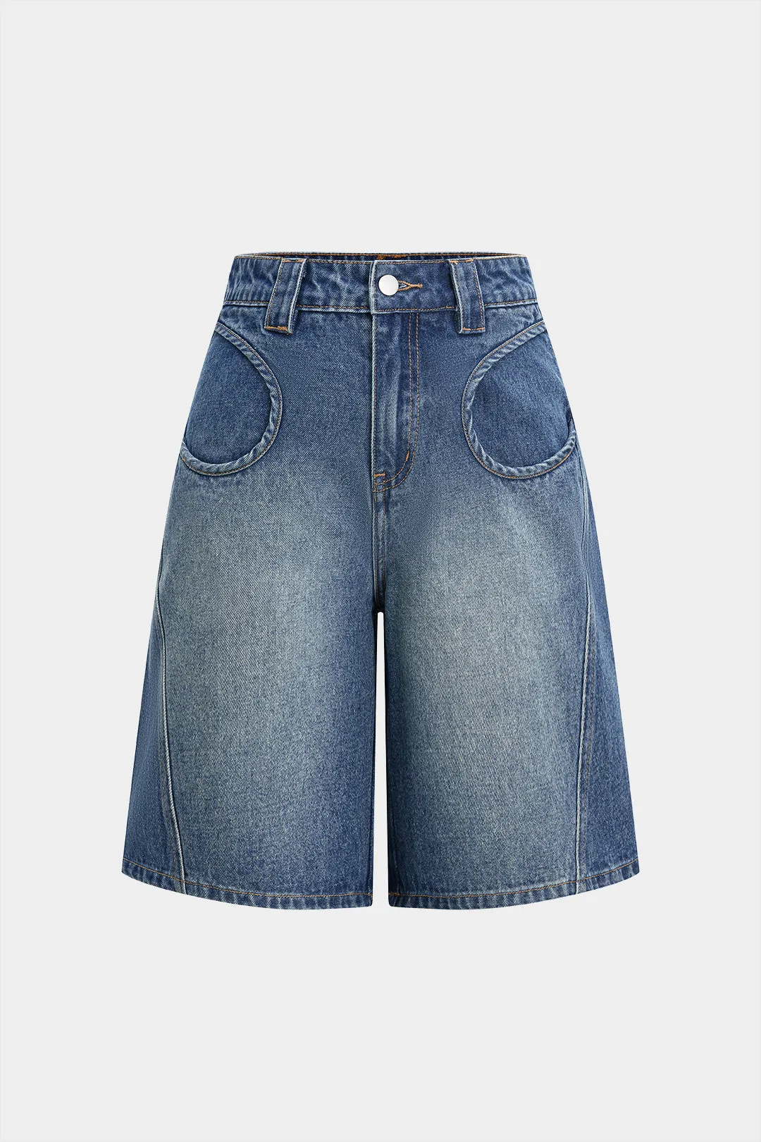 Denim Pocket Shorts sold by Micas