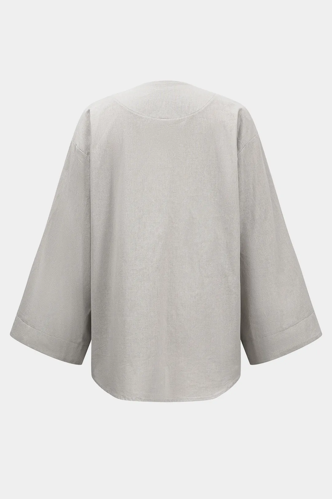 Bindel langærmet top og plisserede brede benbukser sæt sold by Micas product image thumbnail 3