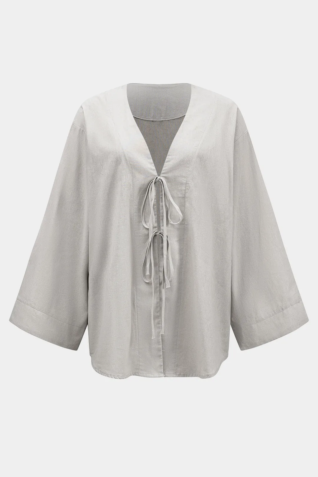 Bindel langærmet top og plisserede brede benbukser sæt sold by Micas product image thumbnail 2