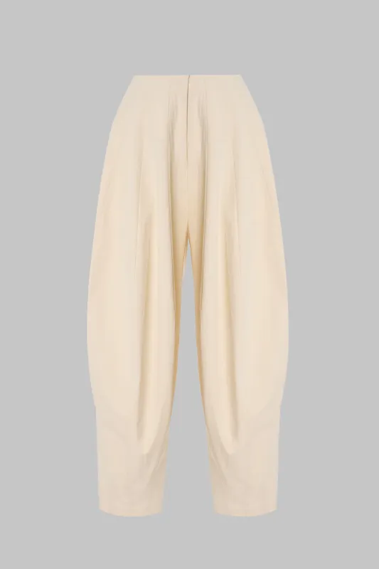 Ruched høje talje bukser sold by Micas