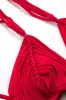 Halterhals binding Fringe to-stykker bikini-sæt sold by Micas