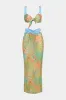 Paisley Print Patchwork To-Pieces Bikini Set sold by Micas