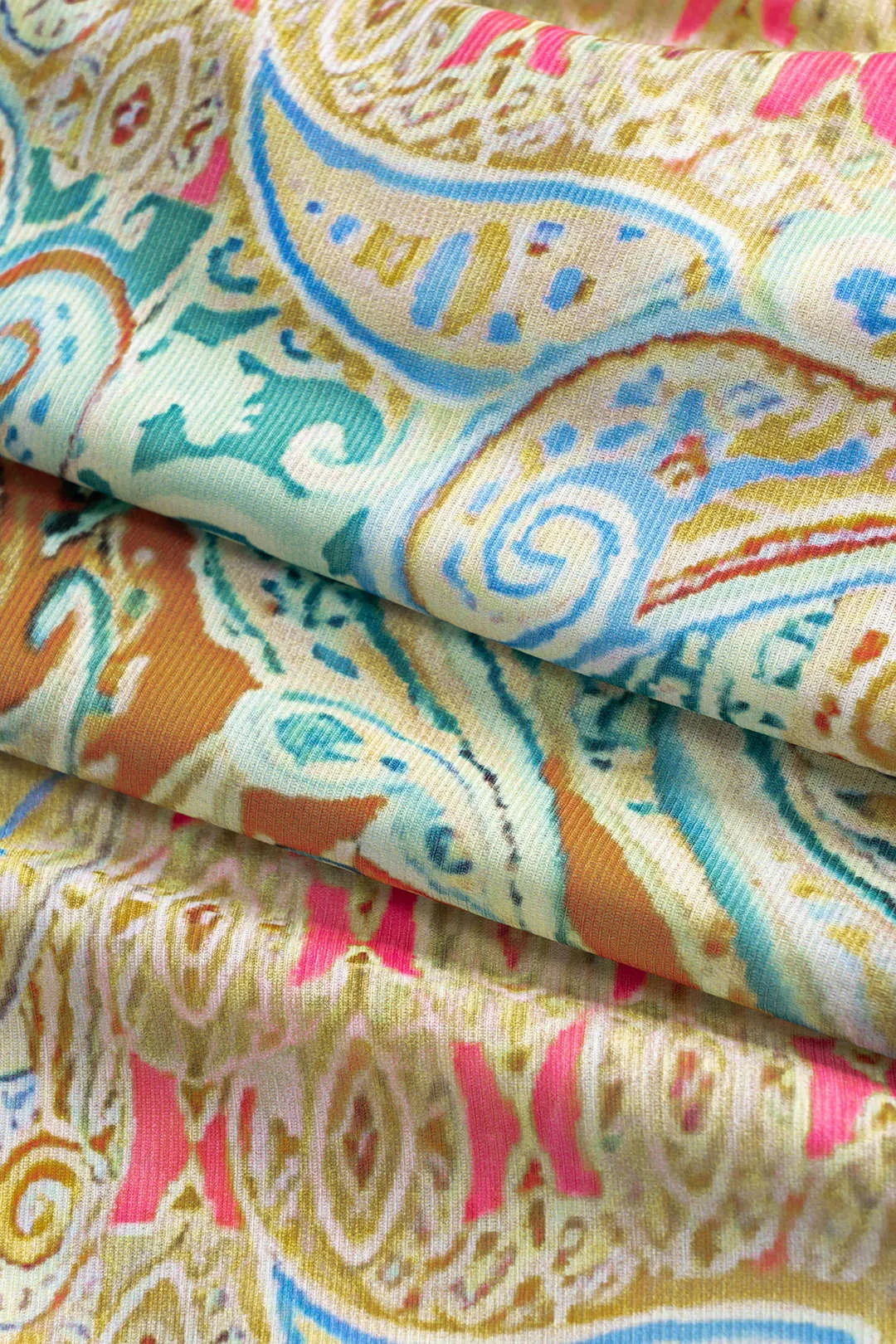 Paisley Print Patchwork To-Pieces Bikini Set sold by Micas product image thumbnail 2