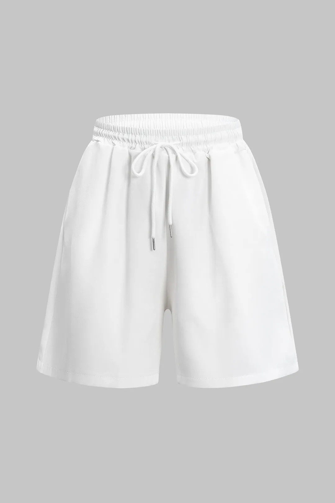 Pocket Button Tank Top og High Waist DrawString Shorts Set sold by Micas product image thumbnail 5