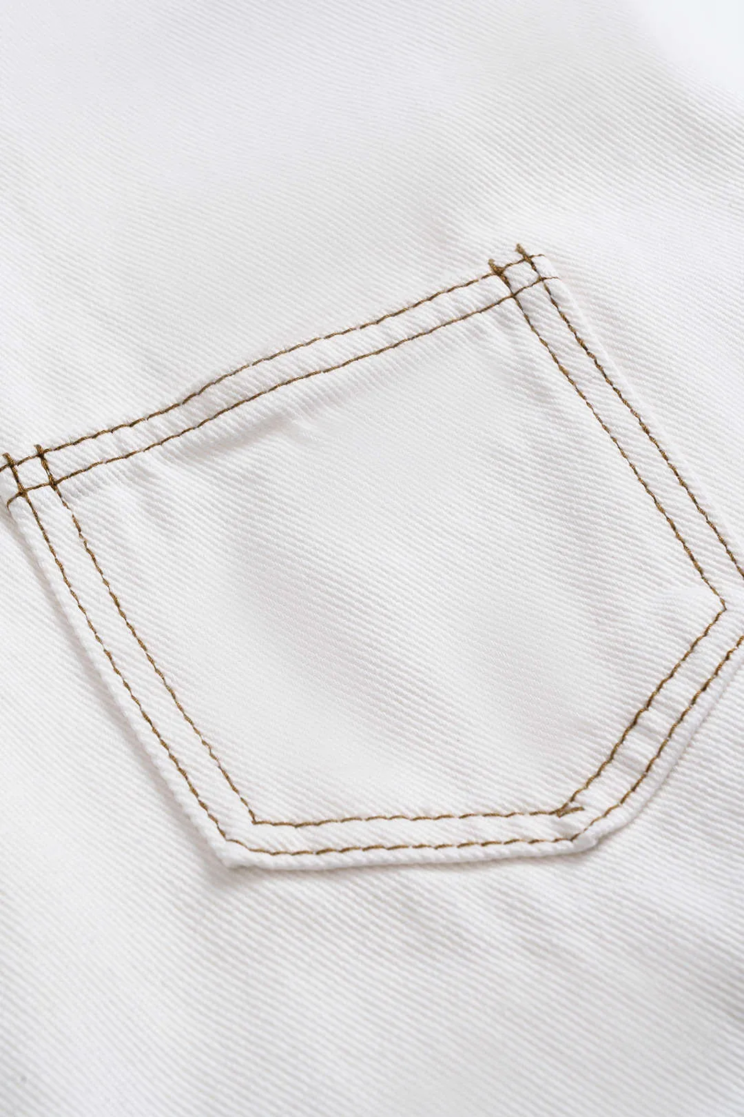 Denimbindende høj talje bredt ben tønde jeans sold by Micas product image thumbnail 3