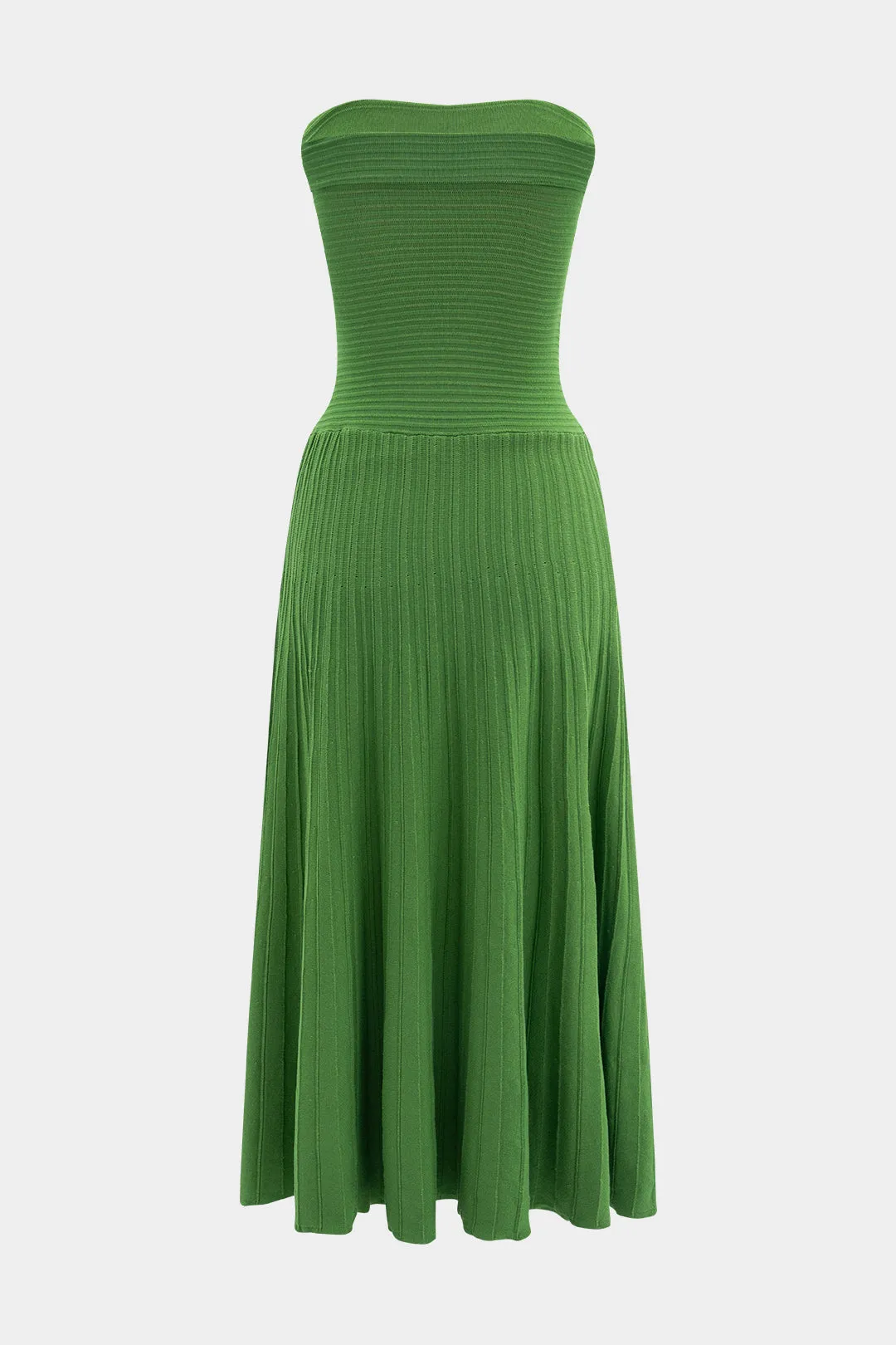 RUCHED Stropløs ærmeløs maxi -kjole sold by Micas product image thumbnail 2