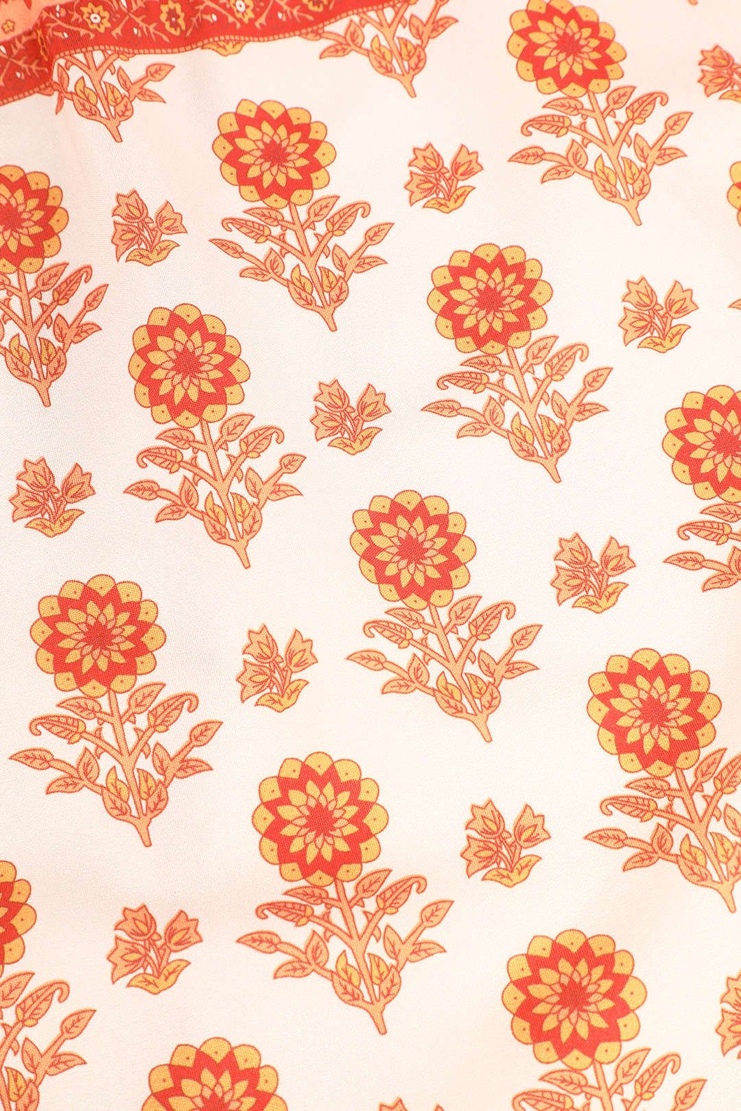 Floral Print Back Tie Tube Top And Slit Skirt Set sold by Micas product image thumbnail 4