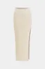 Hollow Out V-Neck Ruched Tank Top And High Slit Skirt Set sold by Micas