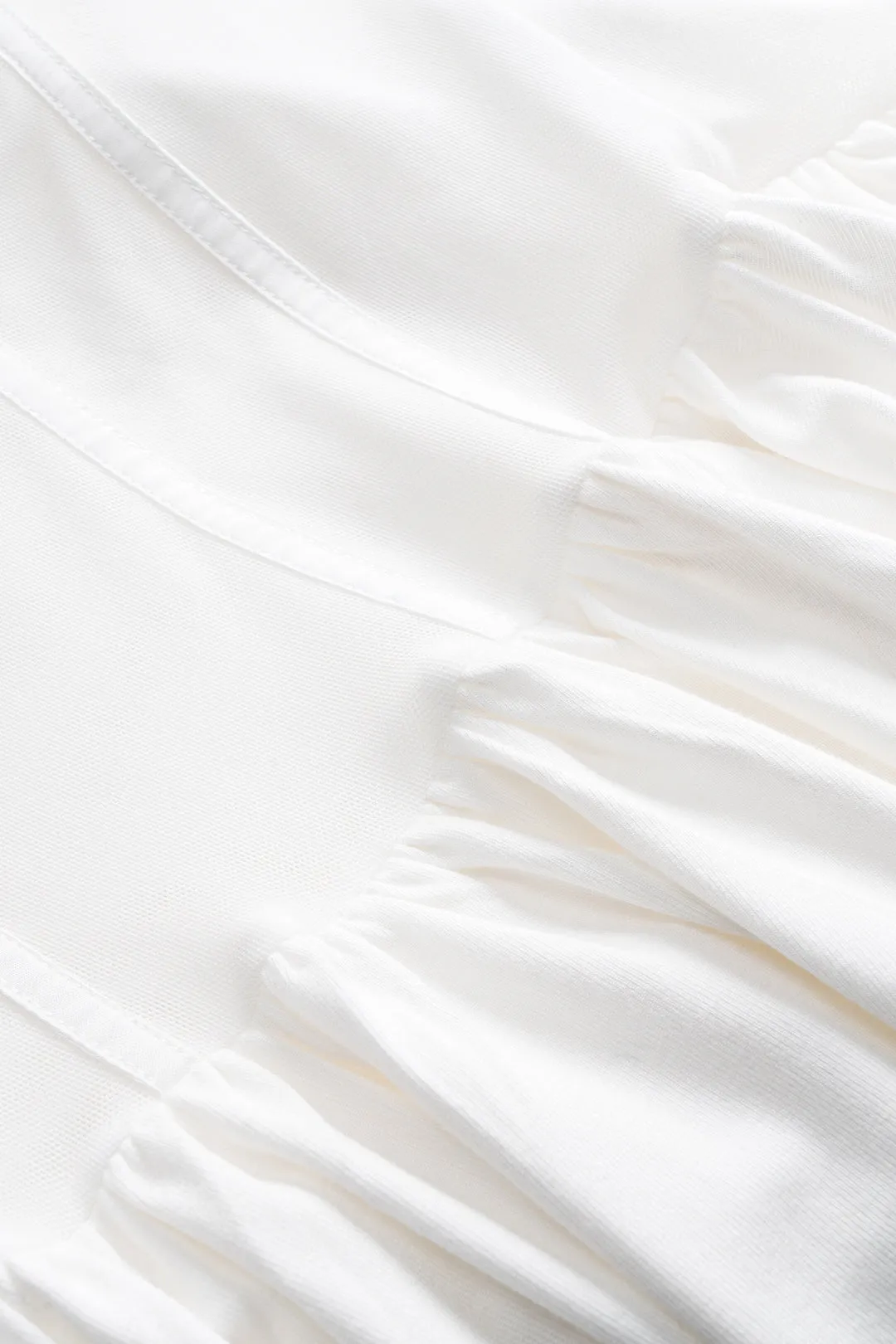 Mesh Off Shoulder Ruched Patchwork Mini Dress sold by Micas product image thumbnail 5