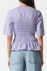 RUCHED SHIRRED KORT SEMME T-SHIRT sold by Micas