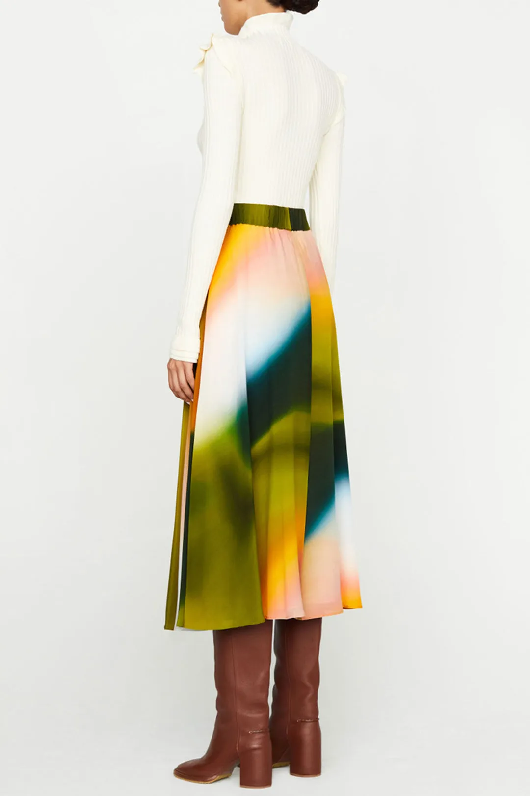 Ombre print ruched nederdel sold by Micas product image thumbnail 2