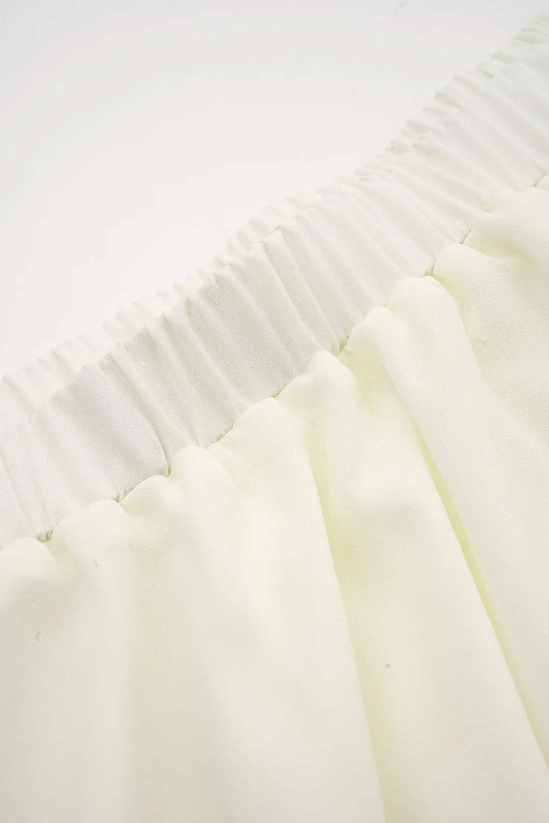 Chiffon High Waist Ruched nederdel sold by Micas product image thumbnail 3