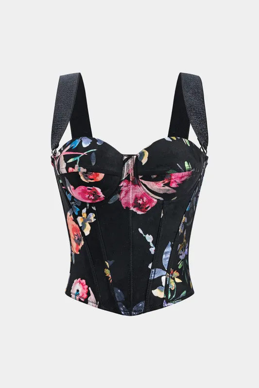 Blomsterprint Bustier lynlÄs cami top sold by Micas
