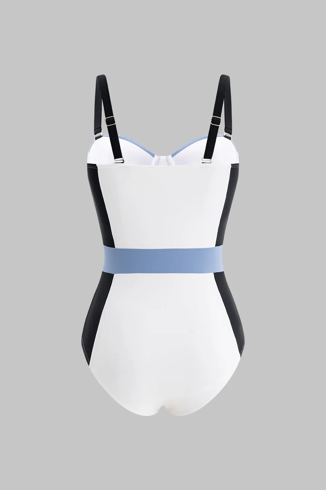 Patchwork bustier badedragt i ét stykke sold by Micas product image thumbnail 2