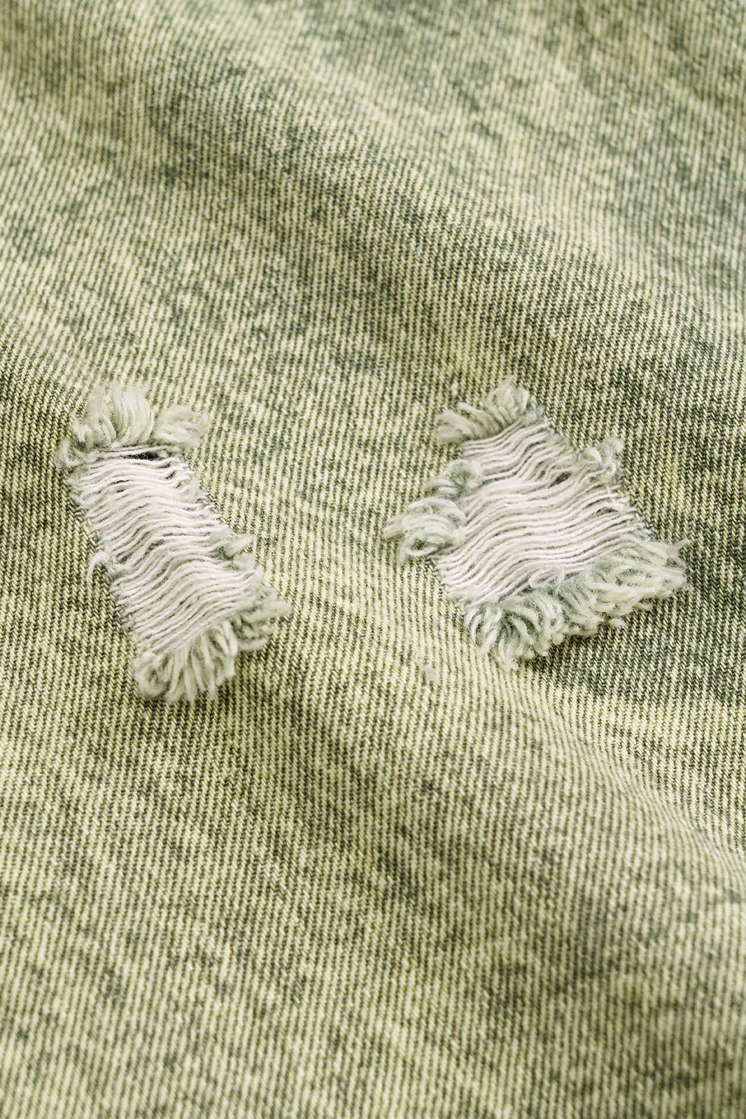 Denim rippet vaskede brede ben jeans sold by Micas product image thumbnail 3