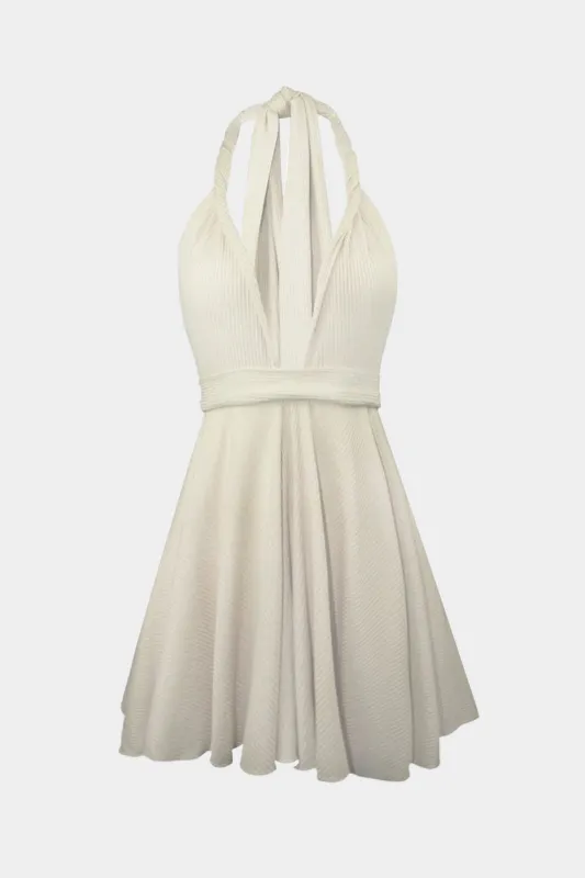 Halter Tie  Mini Dress sold by Micas