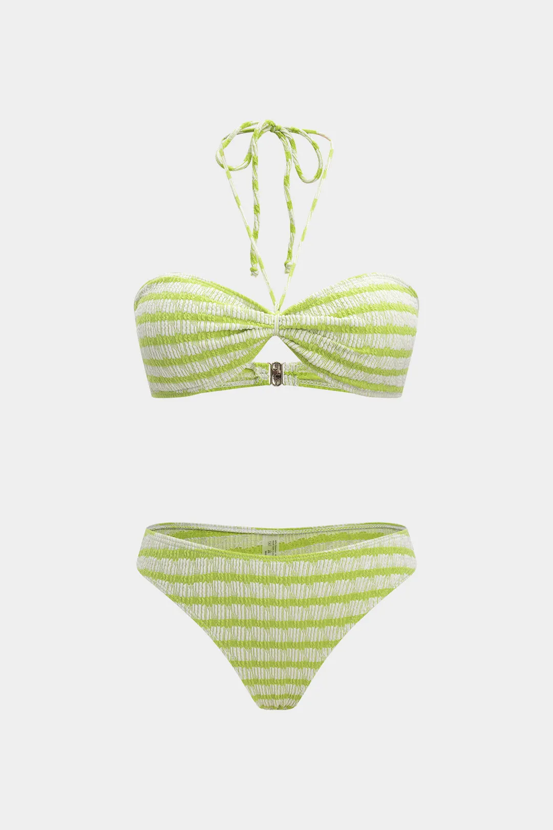 Kontrast Stripe Mønsterbinding To-stykker Bikini Set sold by Micas product image thumbnail 5