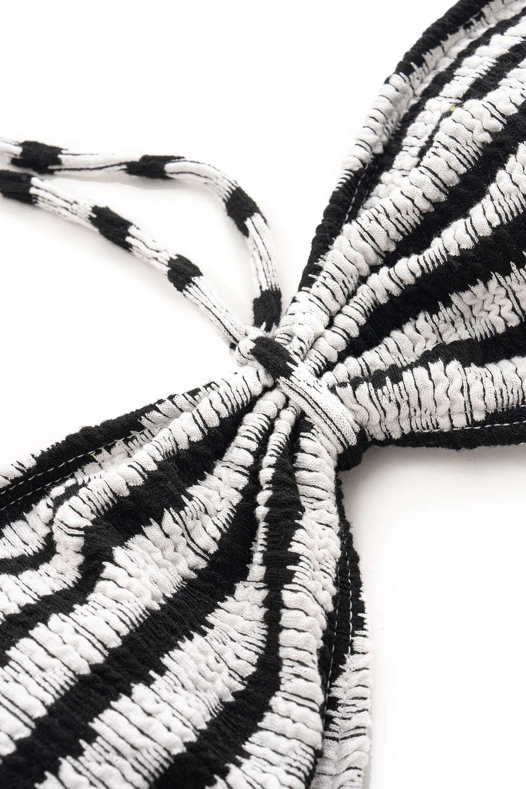 Kontrast Stripe Mønsterbinding To-stykker Bikini Set sold by Micas product image thumbnail 3