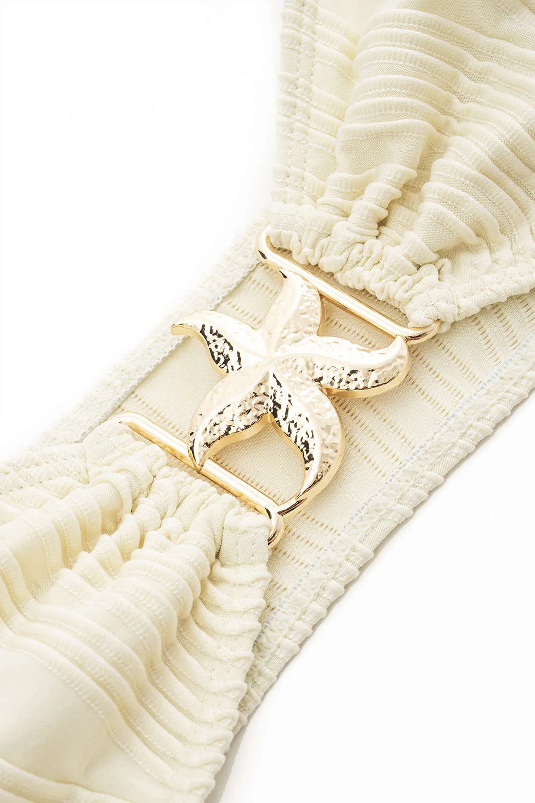 Metallisk udsmykning To-up tre-stykker bikini-sæt sold by Micas product image thumbnail 3