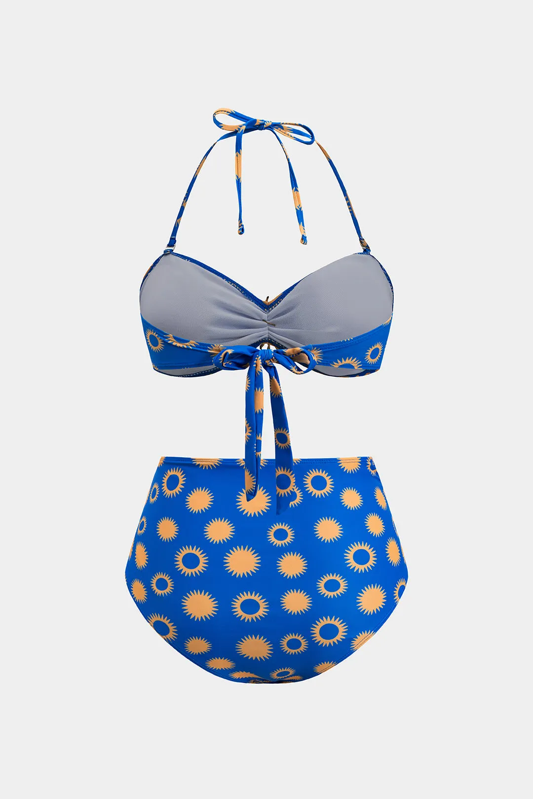 Abstract Contrast Print Metallic Bikini Set sold by Micas product image thumbnail 2