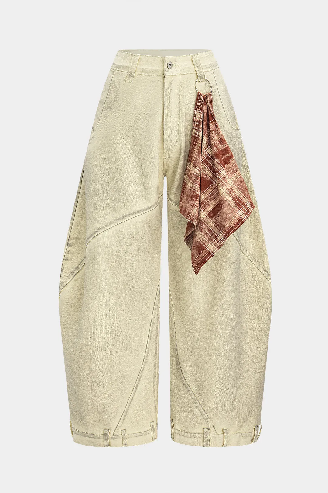 Denim vaskede tønde jeans sold by Micas