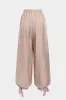 Chiffon Knotted Ruched Trousers sold by Micas