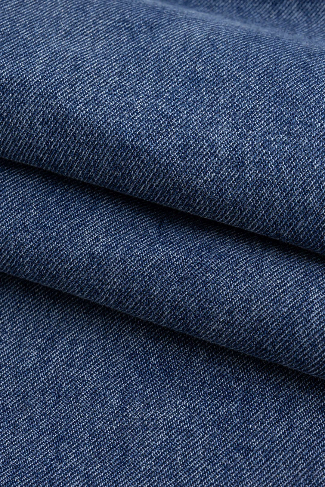 Denim Button Asymmetrical High Waist Straight Leg Jeans sold by Micas product image thumbnail 4