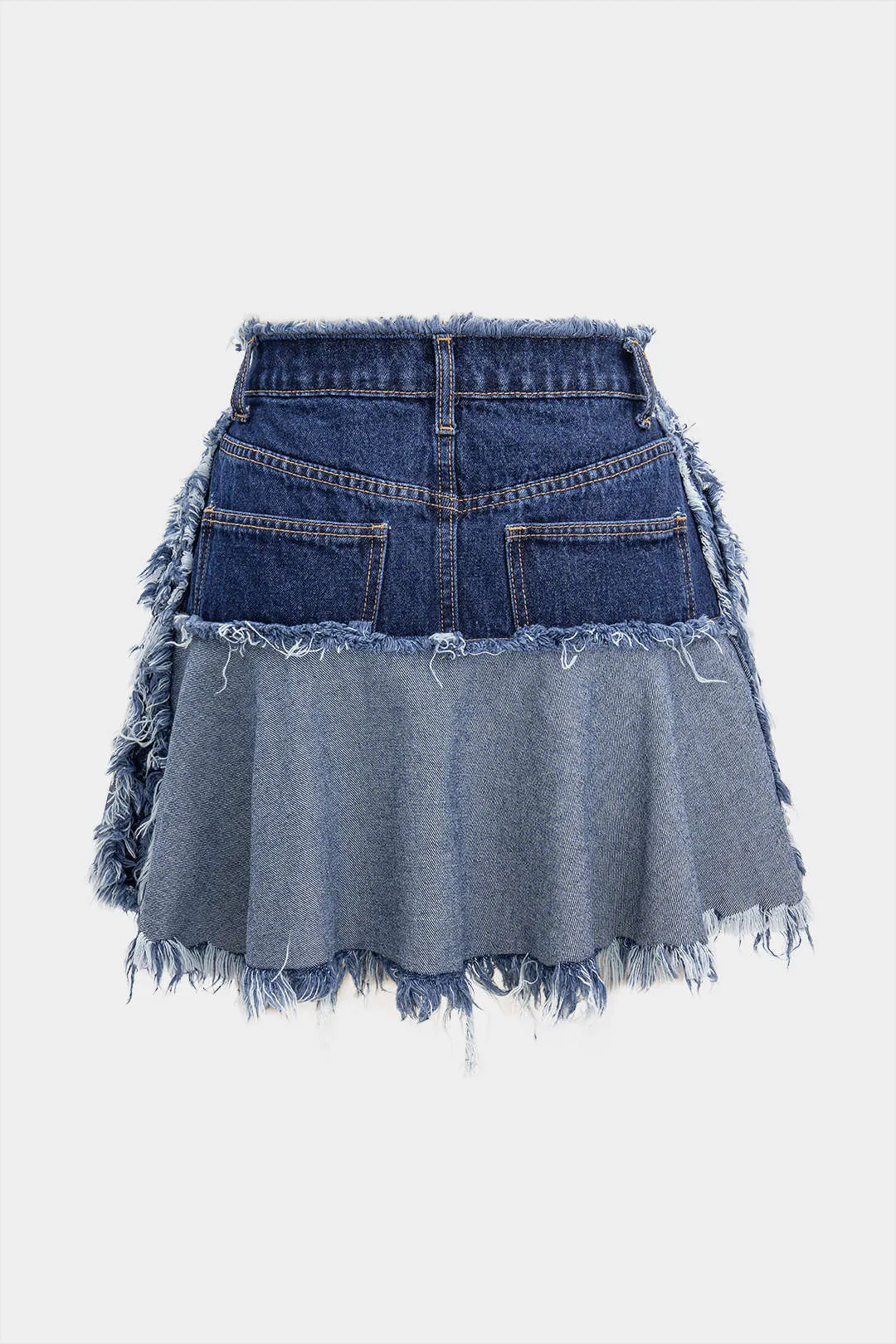 Denim revet flosset nederdel sold by Micas product image thumbnail 2
