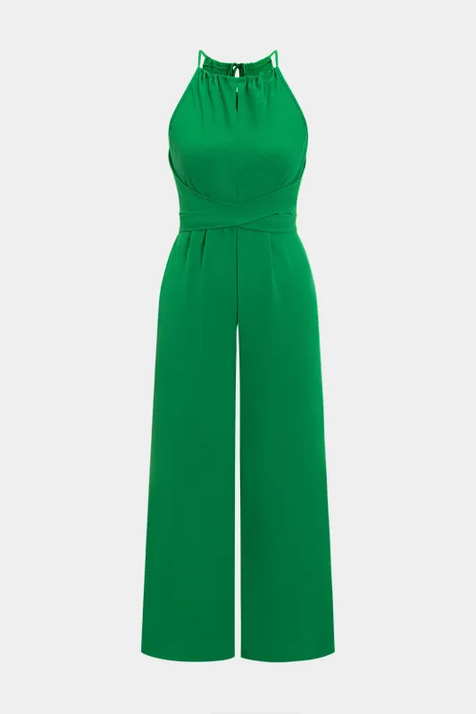 Bindet ruched ærmeløs jumpsuit sold by Micas